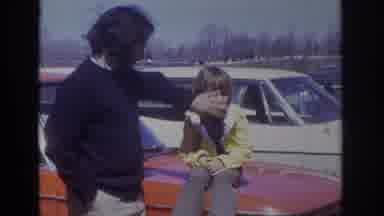 Philadelphia Pennsylvania USA (1973): Father Picks Up His Son From High School And