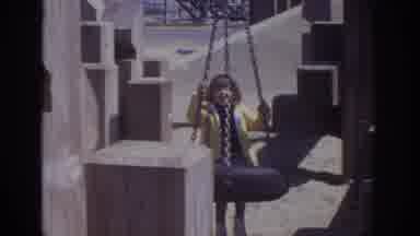 Philadelphia Pennsylvania USA (1973): A Child Swinging On A Tire Swing In A Random