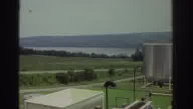 Cleveland Ohio USA (1974): Panorama Of A Tank With Pipes By A Field Next To A