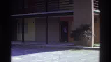 Atlanta Georgia USA (1975): A Girl Open The Door And Getting Out Side Of The