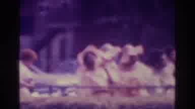 Atlanta Georgia USA (1975): Some Christian Girls Are Standing On The Road And