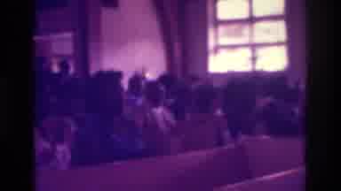 Atlanta Georgia USA (1975): Sunday Service View Of Attendants At A African