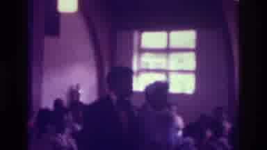 Atlanta Georgia USA (1975): A New Couple Walk On The Church And Married Them