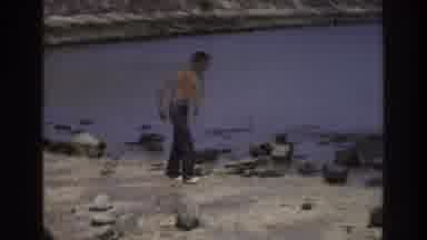 Atlanta Georgia USA (1975): Little African American Children Playing Park Beach