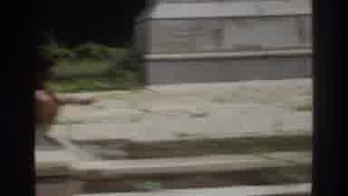 Atlanta Georgia USA (1975): Children Getting Down The Stairs