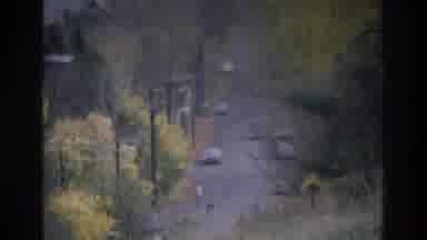 Atlanta Georgia USA (1975): Rural Traffic Moves Slowly On A Cool, Grey Autumn Day