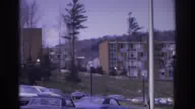 Atlanta Georgia USA (1975): Old Cars, Buildings And Trees In An Old Urban Setting