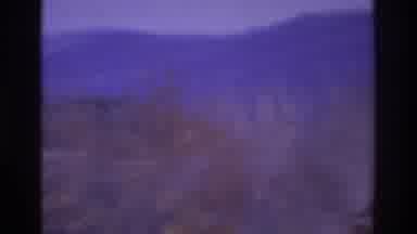 Atlanta Georgia USA (1975): Trees And Orbs On Hill Mountains Background Panning
