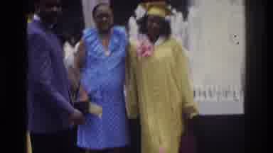 Atlanta Georgia USA (1975): Graduation Day For A Young Woman With Two Adult