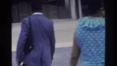 Atlanta Georgia USA (1975): Walking Man Disturbing Baby Crying Handled How To Stop