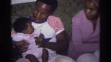 Atlanta Georgia USA (1975): Newborn Baby Being Celebrated And Loved By Married