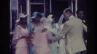 Bronx New York USA (1975): Wedding Photographer Arranging Bridesmaids For Photos