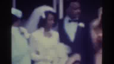 Bronx New York USA (1975): African American Wedding And Family Gathering To Take A
