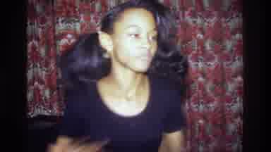 Bronx New York USA (1975): Teenage Girl Dances Emphatically On Her Own