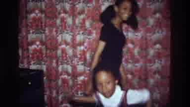 Bronx New York USA (1975): Colorful Old Video Of Two Girls Playing Dancing While