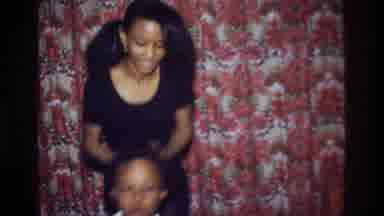 Bronx New York USA (1975): The Three Brothers And Sisters Are Dancing The Funny