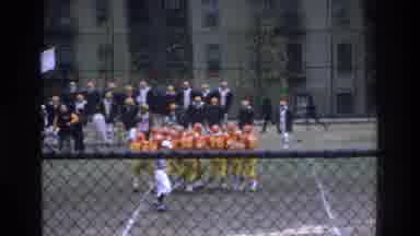 Bronx New York USA (1975): Football Team Ready To Play
