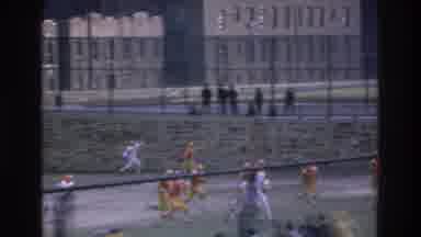 Bronx New York USA (1975): Children Playing American Football Outside