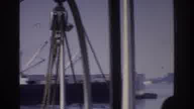 Bronx New York USA (1975): Retro Battleship On The Sea