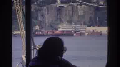 Bronx New York USA (1975): People Boating And Enjoying Historic Buildings In
