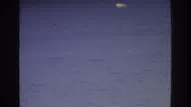 Bronx New York USA (1975): Old Footage Of A Person On A Boat Looking Out At A Lake