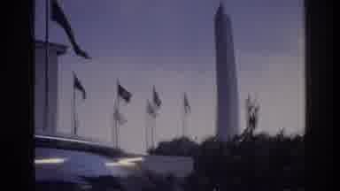Washington DC USA (1975): It Was Shows A Flag It Is A Roadside Along With One