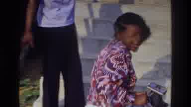 Washington DC USA (1975): Woman Joining People Who Are Bowing Her Presence