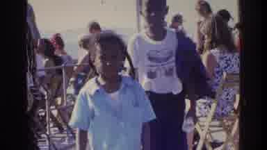 Washington DC USA (1975): Girl And Boy Walking Around Festive Outdoor Event In