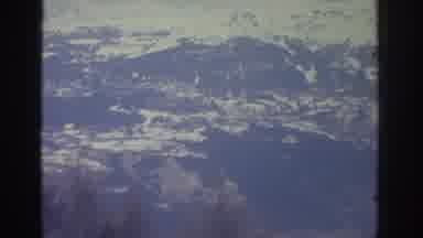Bern Switzerland (1976): House In The Snow Surrounded By Mountains