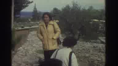 Greece (1976): American Tourists In An Open Land With Ruins And Pillars Somewhere