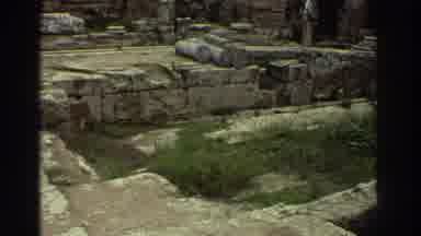 Greece (1976): People Walk Around A Fountain Landmark - Peirene