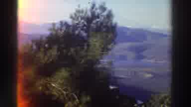 Greece (1976): Sliding View Of Nature And Hills Through A Sensitive Lense