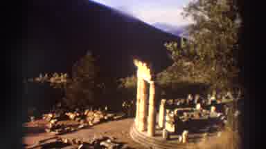 GREECE-1976: Historic Ruins And Columns