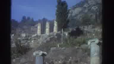 GREECE-1976: Footage Of Roman Ruins Including Columns And Possible Forum