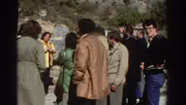Greece (1976): Crew Of People Are Standing The Temple Of Apollo