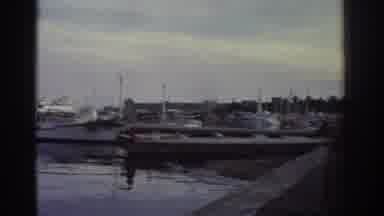 Greece (1976): Group Of People Visit Beautiful Marina With Beautiful Boats And