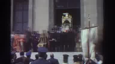 Greece (1976): Religious Leaders In Front Of The Church With The Guards