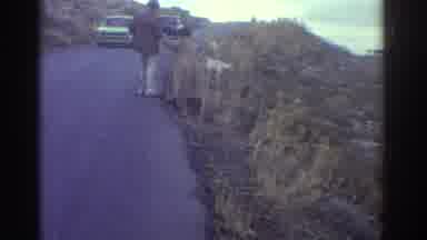 Greece (1976): Video Of Two People Trying To Get To The Road After A Car Crash