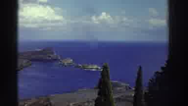 Greece (1976): Overlook Of An Island In The Ocean