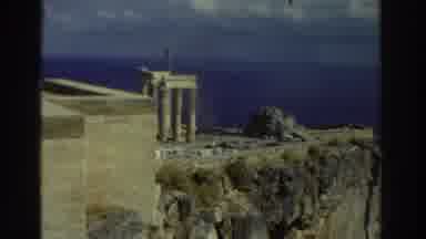 Greece (1976): Ancient Civilization On Cliff Overlooking The Water