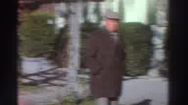 Greece (1976): White People Walking And Smiling In The Suburbs In Cold Climate