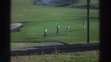 Greece (1976): People Playing Golf On Bright Green Golf Course In The Daylight