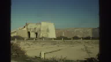 Greece (1976): Older Farmhouses Near A Barren Field