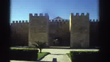 Greece (1976): The Camera Pans Across The Front Of A Castle Wall
