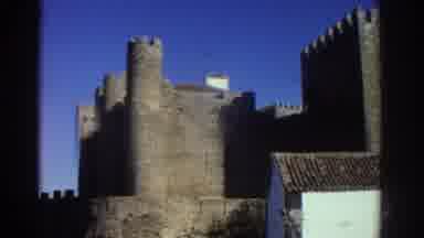 Greece (1976): View Of A Medieval Castle Next To A White House