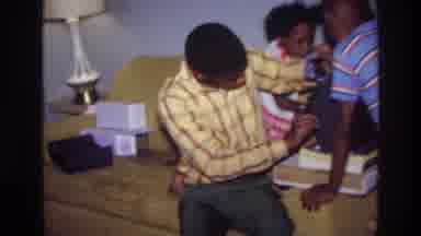 Harlem New York USA (1976): Children Playing With Toys And Family Making New