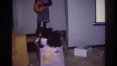 Harlem New York USA (1976): A Group Of Kids Playing In A Living Room