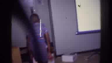 Harlem New York USA (1976): The Boy Play With The Ball Up And Down In The Home