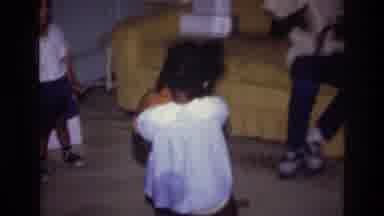 Harlem New York USA (1976): Playing Ball With Other Kids In That Place