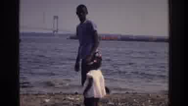 Harlem New York USA (1976): Children And Adults By The Bay And On An Urban Street